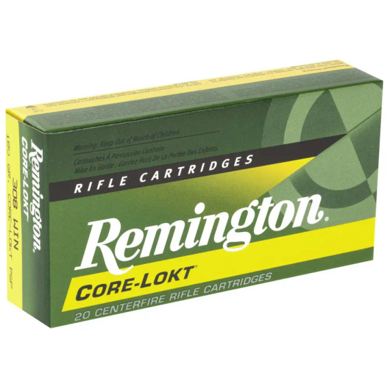 REMINGTON R308W3 308 WIN 180GR CORE-LOKT PSP 20 RD/BX 10 BX/CS REMI21479