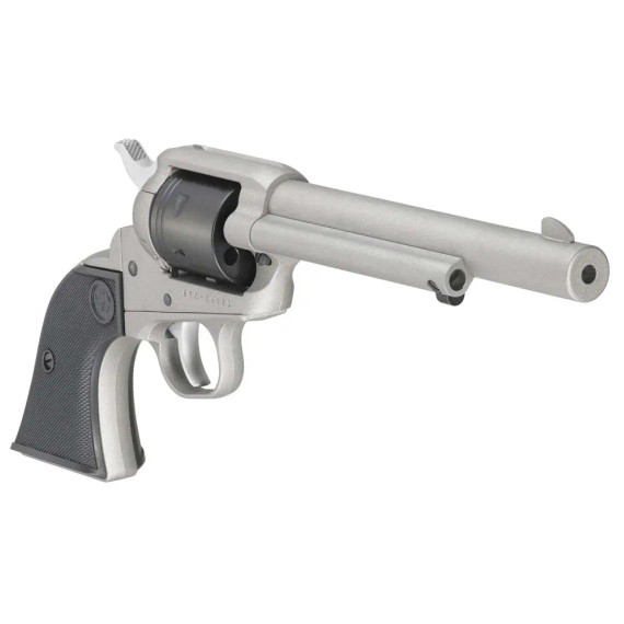 dRUGER WRANGLER 22LR REVOLVER 6.5" BBL 6RD SILVER RUGE2037
