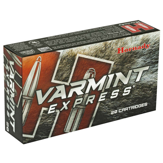 HORNADY VARMINT EXPRESS 6.5CM 95G V-MAX 20RD BX 200RD CASE HORN81481