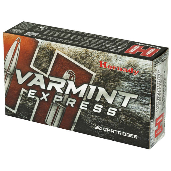 HORNADY VARMINT EXPRESS 6.5CM 95G V-MAX 20RD BX 200RD CASE HORN81481