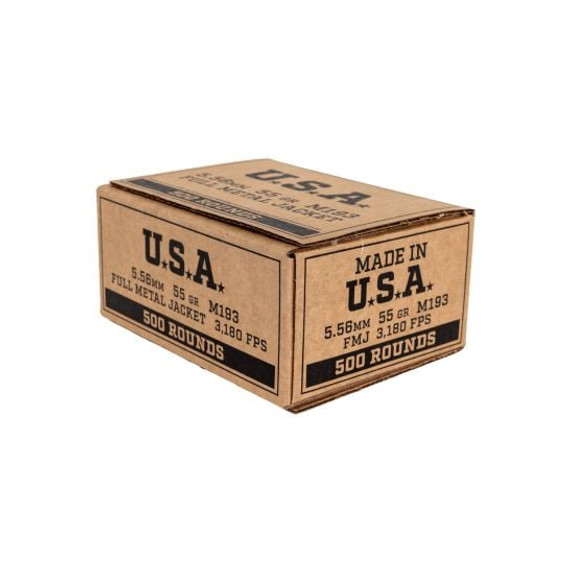 WINCHESTER LAKE CITY M193 5.56 55G FMJ 500RD BX 1000RD CASE WINCSGM193500 WINCHESTER LAKE CITY M193 5.56 55G FMJ 500RD BX 1000RD CASE WINCSGM193500
