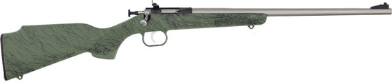 CRICKETT RIFLE G2 22LR GREENSYNTHETIC/BLACK WEB STAINLESS GKSA2442