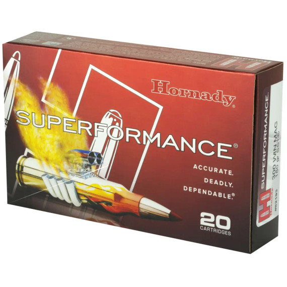 HORNADY SUPERFORMANCE 300WIN MAG 180GR SST 20RD BX 200RD CASE HORN82193