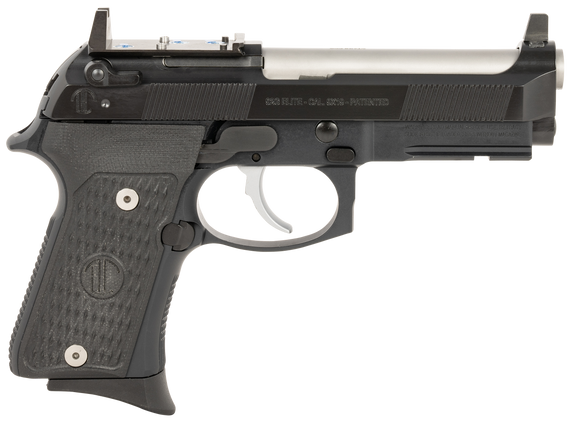 Langdon Tactical Tech LTT92CTJRR Beretta 92 Elite Compact 9mm Luger 15+1 4.25" Stainless Target Crown Steel Barrel, Black Optic Cut/Serrated Steel Slide, Black Black VZ G10 Grip 157366