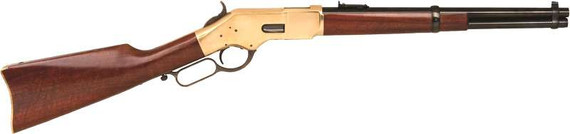 CIMARRON 1866 YELLOWBOY TRAPPER 45COLT 16" ROUND BBL, COLOR CASE/WALNUT STOCK CIMACA235