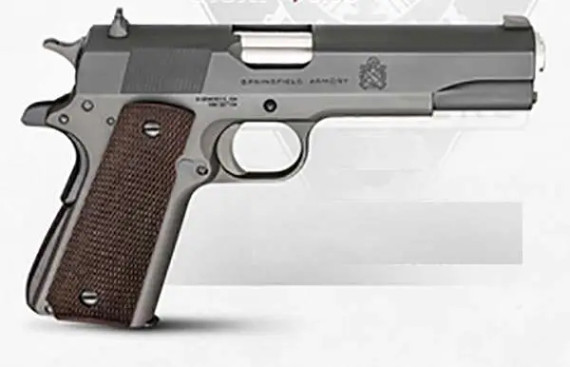 SPRINGFIELD ARMORY MIL-SPEC 1911 45ACP 5" PARKERIZED 1-7RD SPRIPBD9108L