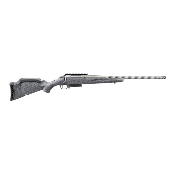 Ruger American Rifle Gen II 6.5 Creedmoor 3rd Magazine 20" Fluted Threaded Barrel Gray Splatter Stock UR46901