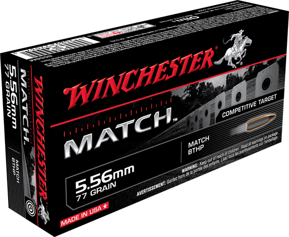WINCHESTER MATCH 5.56MM 77GR 20RD WINCS556M