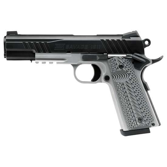 SAVAGE 1911 GOVT 2-TONE 45 ACP RAIL PISTOL 5" 8+1 SAVA67207