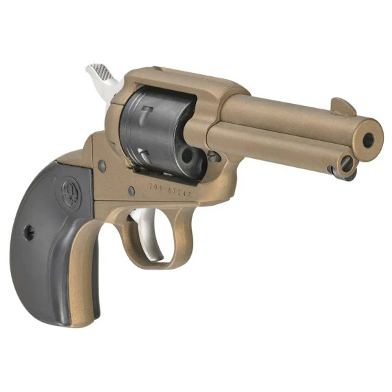 dRUGER WRANGLER 22LR S/A 3.75" REVOLVER BRNT BRZ RUGE02017