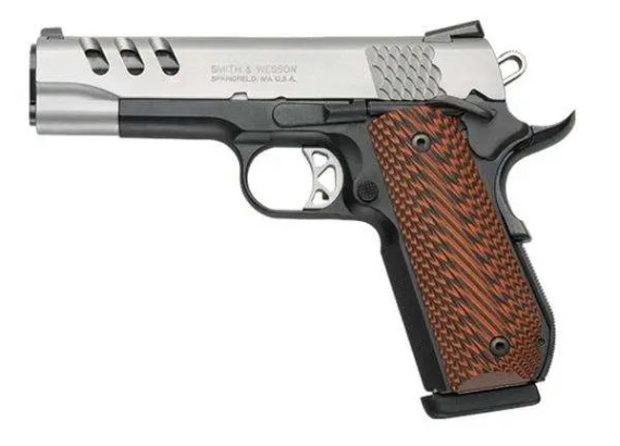 SMITH & WESSON PC1911 TWO TONE 45 PSTL 4.25" 8RD SAO SMIT170344