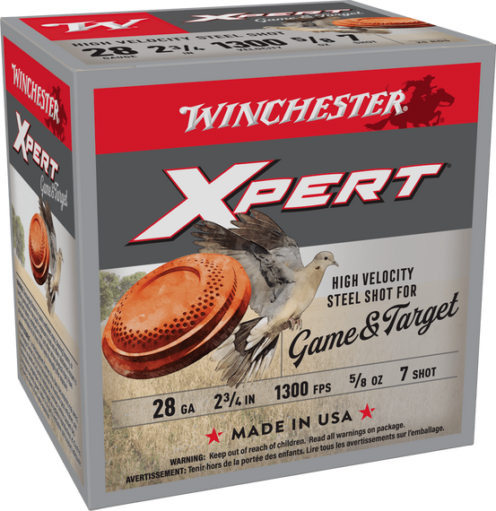 WINCHESTER XPRT STEEL 28G 2-3/4"#7 SHT 5/8OZ 25/250RDS WINCWE28GT7