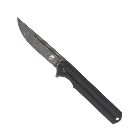 COBRATEC STREAMLINE BLACK G10 FOLDER 3.5" BLD COBRCTBLKG10SL