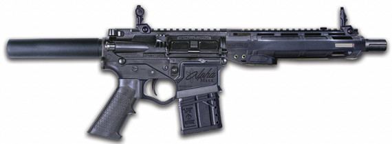 ATI ALPHA MAXX HGA 410 PISTOL 8.75" W/9" POLY MLOK & FLIP UP SIGHTS 5 RD ATIGAXP4109ML