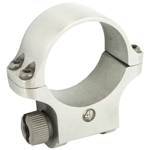 RUGER CLAM SHELL 30MM MED SCOPE RING STS RUGE90285