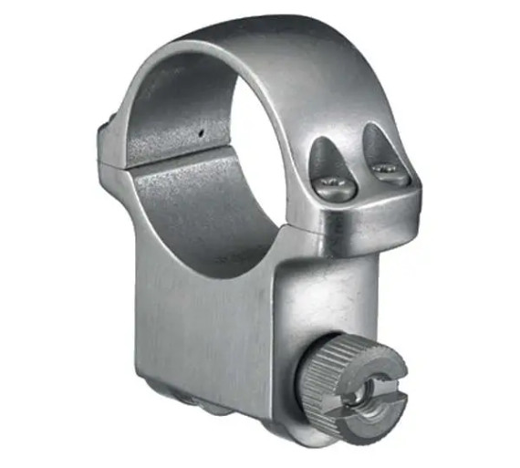 RUGER CLAM SHELL 1" HIGH SCOPE RING STAINLESS RUGE90283