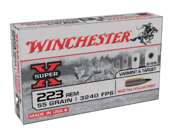 WINCHESTER SPR X 223REM 55G BTHP WINCW223HP55
