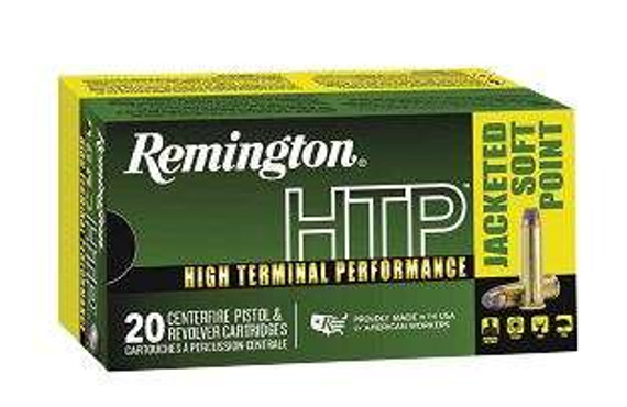 REMINGTON 44 REM MAGNUM 240GR JSP HTP HTP 20 RND BX 20 RD/BX 25 BX/CS REMI23002