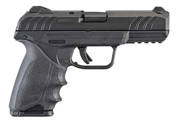 RUGER SECURITY-9MM 4" PISTOL BLK/BLK 10+1 MS HOGUE RUGE03819