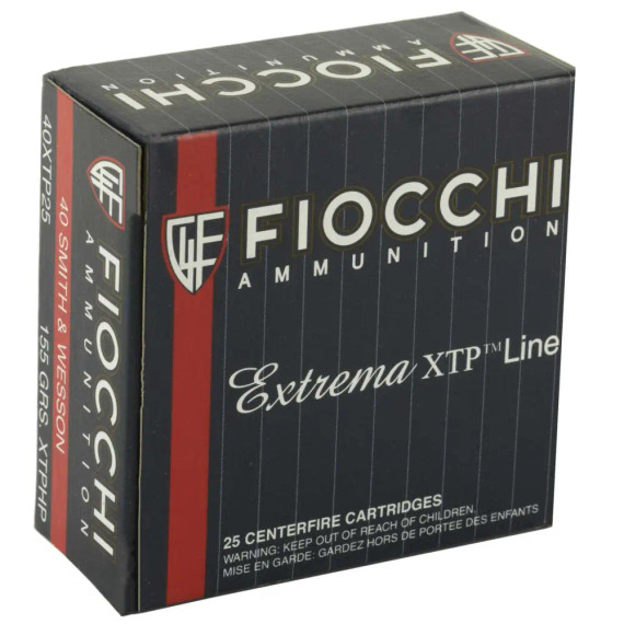 FIOCCHI 40S&W 155GR XTPHP 25RD BOX FIOC40XTP25