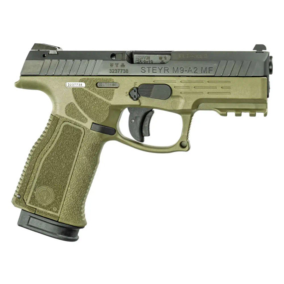 STEYR M9-A2 9MM PSTL OD GRN 4"BBL 17RD CAP STEY78.225.2H0