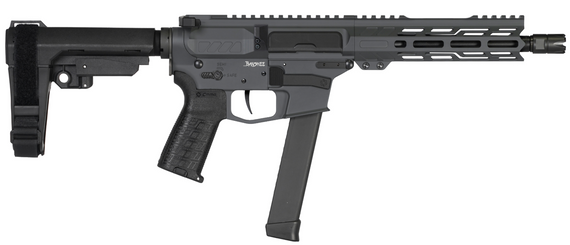 CMMG PISTOL, BANSHEE, MKGS, 9MM, 8", SNIPER GRY W/ADJ RIP BRACE CMMG99A3B0F-SG