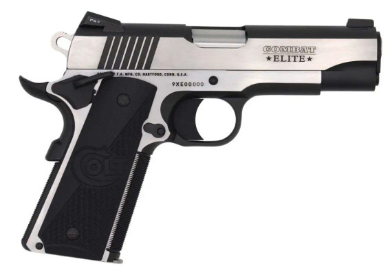COLT 1911 COMBAT ELITE COMMANDER 9MM 4.25" TWO TONE COLTO4082CE