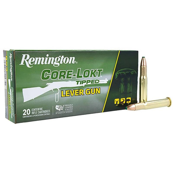 Remington Core-Lokt Tipped Rifle Ammunition 32 Win Spl 170gr  PT 3150 fps 2250 fps 20/ct RTR21435