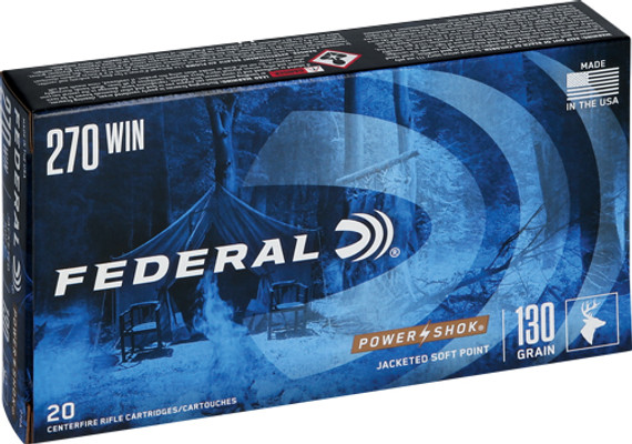FEDERAL POWER-SHOK 270 WIN130GR SP 20RD 10BX/CS A270A