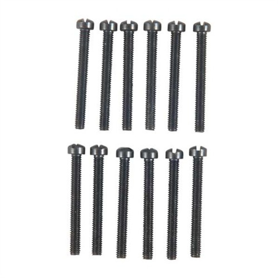 3-56X7/8'' SLOTTED FILLISTER HEAD SCREWS 12 PACK 080050356