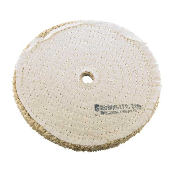 SISAL POLISHING WHEEL, 8'' X .375'', 3/4'' ARBOR 032837750