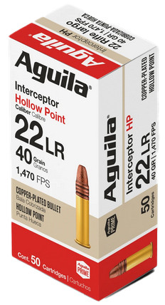 AGU INTERCEPTOR 22LR 40GR HP 50/20 AGU 1B220321