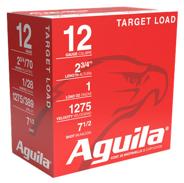 AGU TARGET HDCP 12GA 2.75 1-1/8OZ #7.5 25/10 AGU 1CHB1347