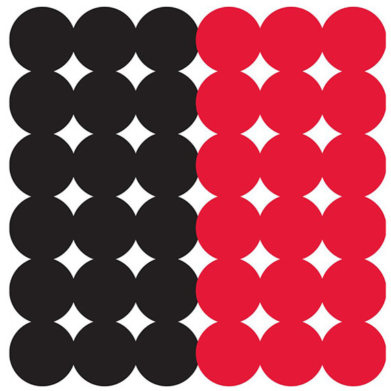 BC DIRTY BIRD 1 TARGET PASTERS 432 BLK RED (12) BC 34118