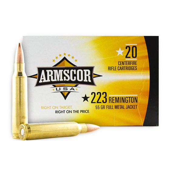 ARMSCOR AMMO 223REM 55GR VMAX 20/50 AUA AC2235N