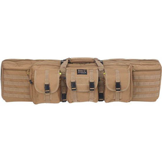 BD 43 ELITE DOUBLE TAC RIFLE CASE TAN BD T6043T