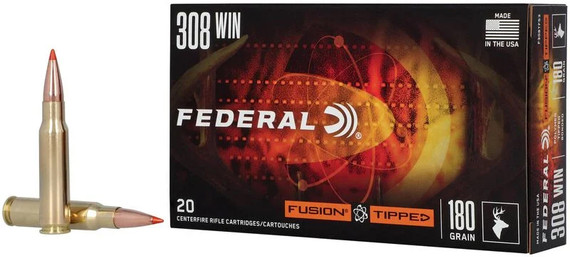 FED FUSION 308WIN 180GR TIPPED 20/10 FED F308TFS3