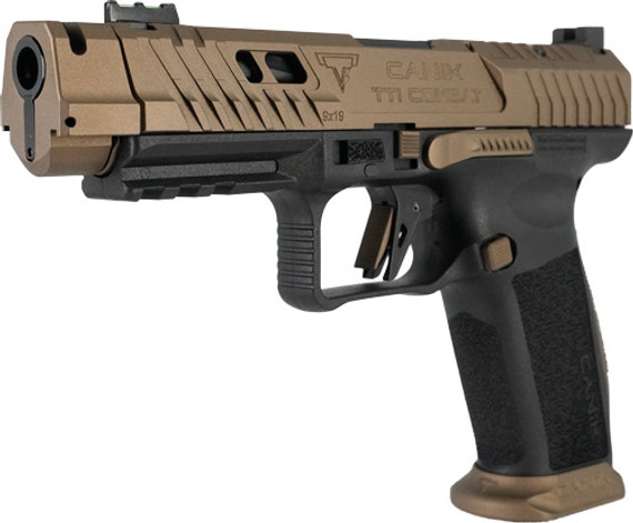 CANIK TTI COMBAT 9MM 4.6" BBLOR FS 2-18RD MAGS BLACK GHG7854N