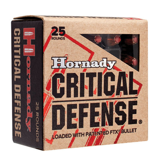 HORN CRITICAL DEFENSE 9X18MAK 95GR FTX 25/10 HORN 91000