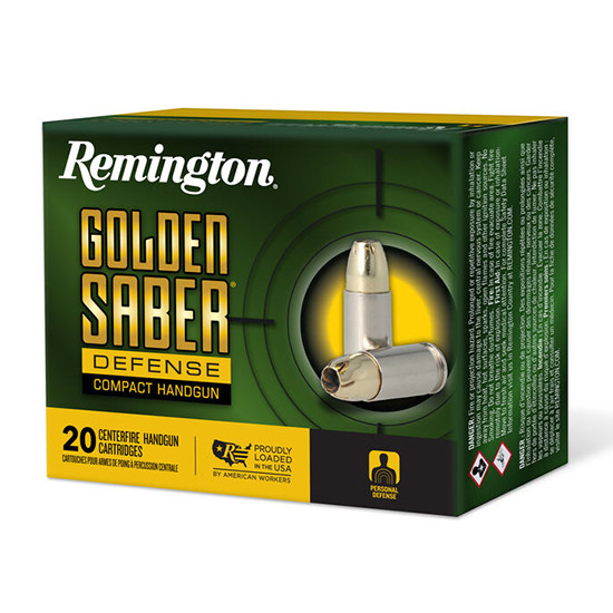 REM GOLDEN SABER DEFENSE 9MM 124GR BJHP 20/25 REM 27613