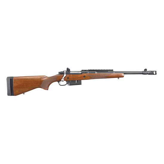 RUG SCOUT RIFLE 450BUSH 16 MB WALNUT 4RD RUG 6837