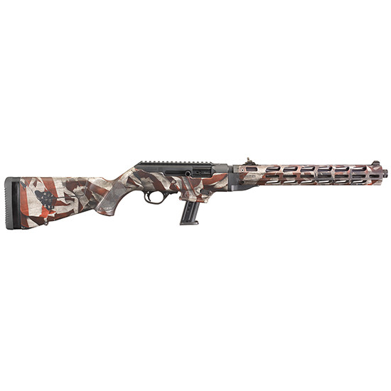 RUG PC CARBINE 9MM 16 AMERICAN FLAG 17RD RUG 19121