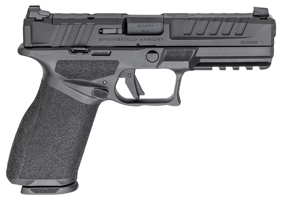 Springfield Armory EC9459BU Echelon  9mm Luger 20+1 4.50" Black Melonite Steel Barrel & Optic Ready/Serrated Steel Slide, Black Polymer Frame w/Picatinny Rail, Textured Grip, 2 Mags 157498