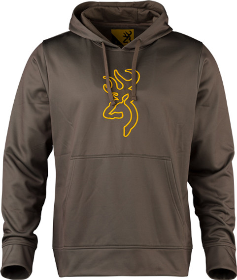 BROWNING TECH HOODIE LSMAJOR BROWN XX-LARGE* 3011889805