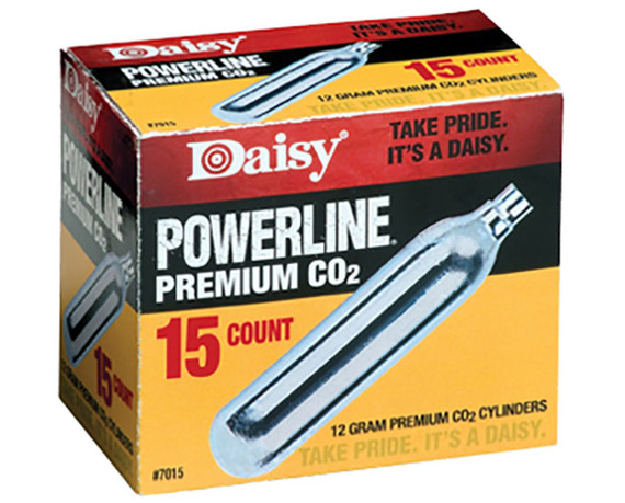 DAISY CO2 CYLINDER 15PK 12GR DAISY 7015