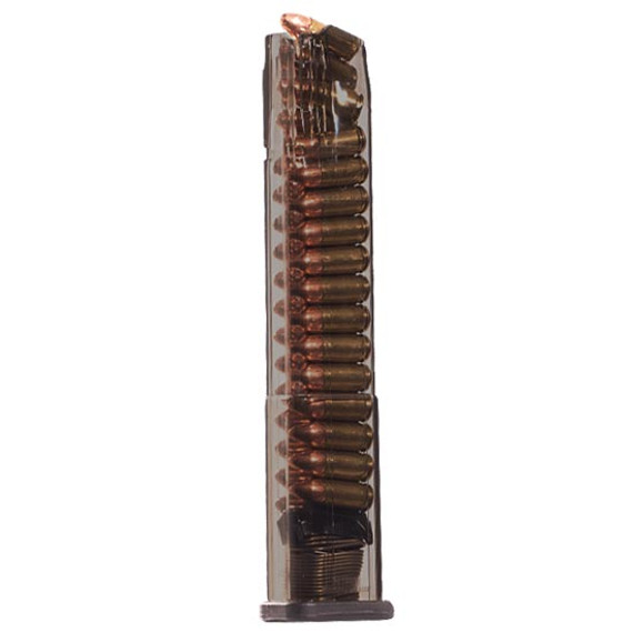 ETS MAG SW MP 9MM 30RD EXTEND CARBON SMOKE ETS SMKSW9MP30