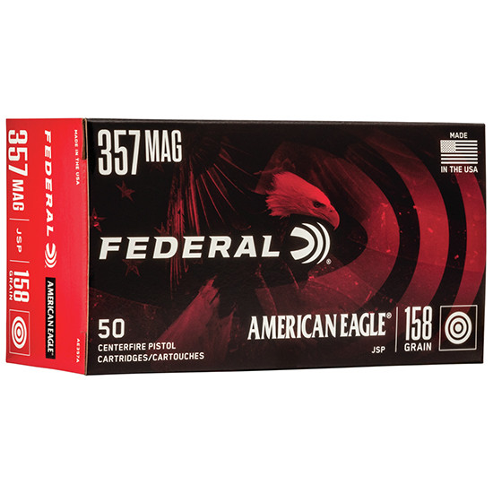 FED AMERICAN EAGLE 357MAG 158GR JSP 50/20 FED AE357A
