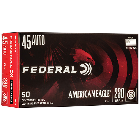 FED AMERICAN EAGLE 45ACP 230GR FMJ 50/20 FED AE45A