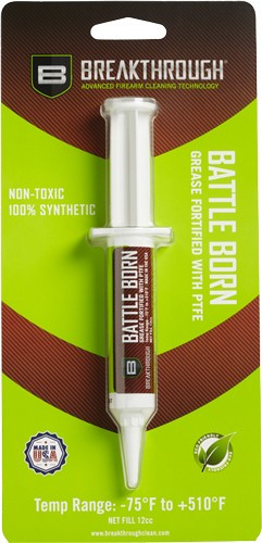 BREAKTHROUGH BATTLE BORNGREASE WITH FTFE 12CC SYRINGE BTG12CC