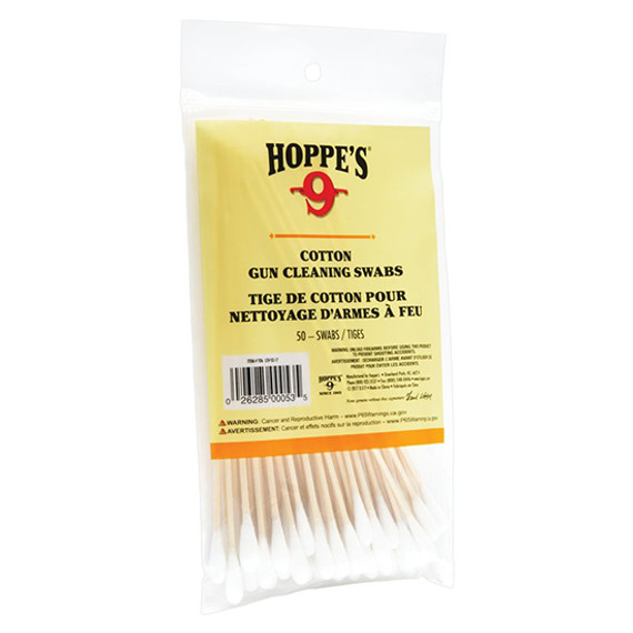 HOPPES COTTEN CLEANING SWAB 100CT WOOD GRAIN HOP T07